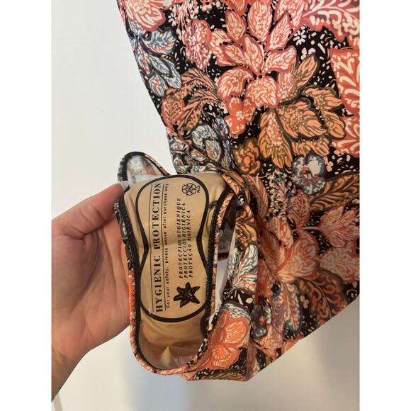 NWT A Pea In The Pod Square-Neck Maternity One Piece Swimsuit Floral Size M - Picture 5 of 6